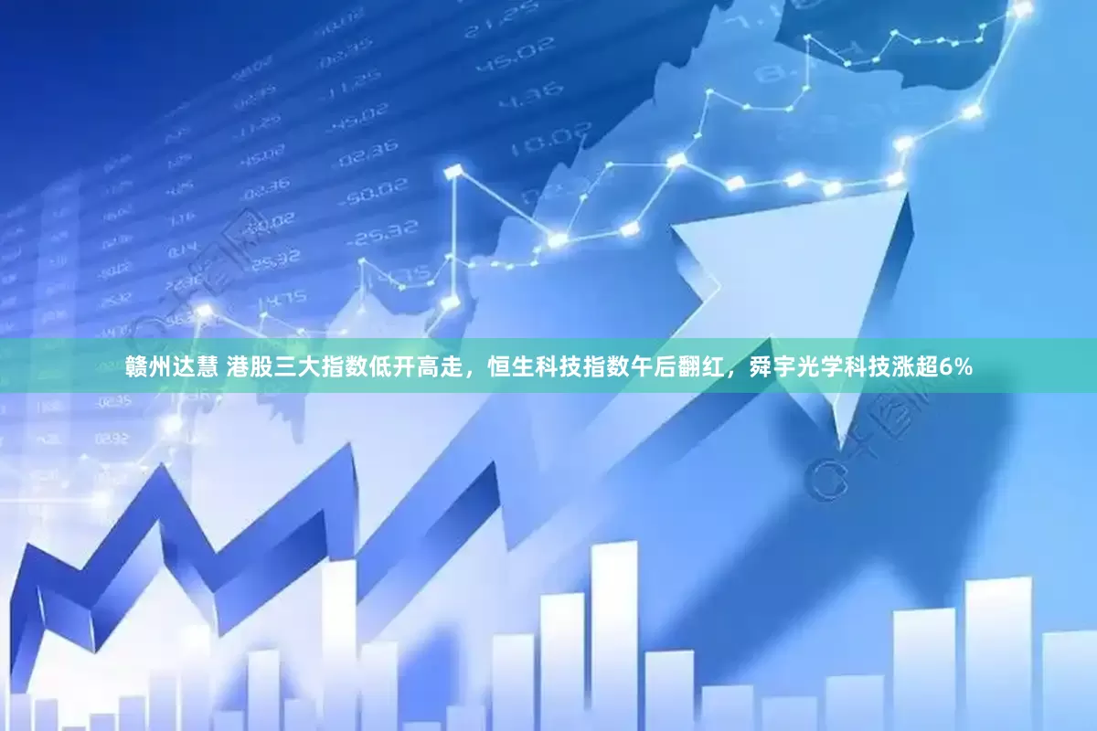 赣州达慧 港股三大指数低开高走，恒生科技指数午后翻红，舜宇光学科技涨超6%