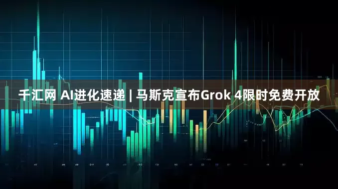 千汇网 AI进化速递 | 马斯克宣布Grok 4限时免费开放